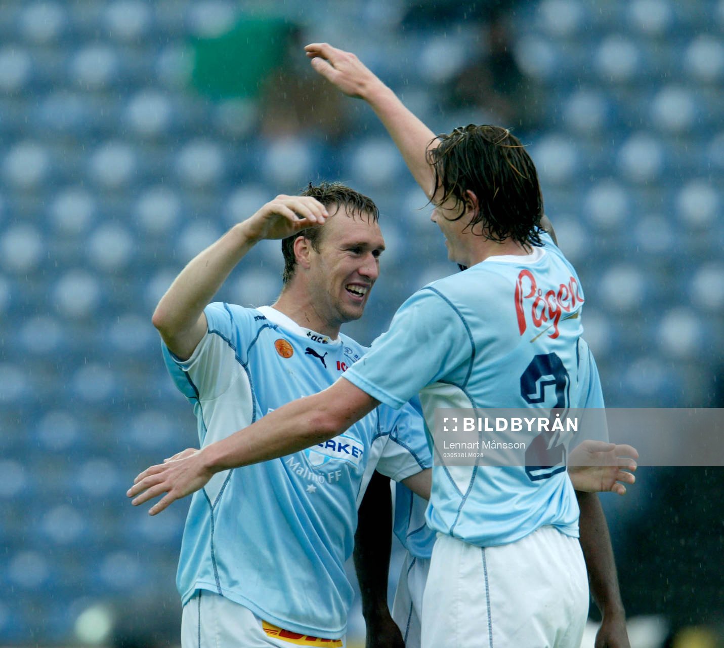 Niklas Skoog och Andreas Yngvesson, Malmö jubel