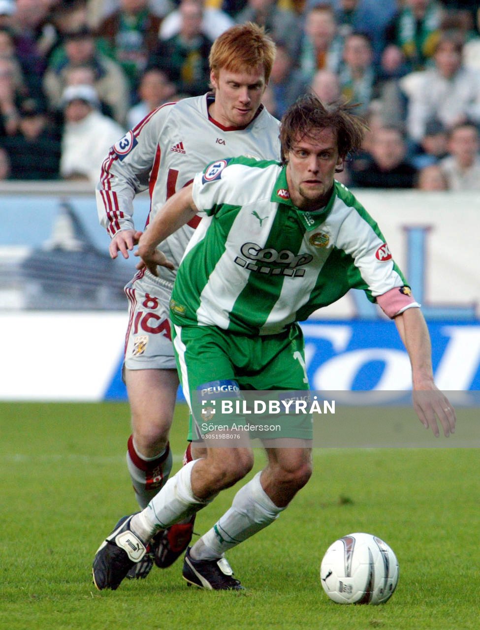 Max Von Schlebrügge, Hammarby och Patric Andersson, IFK
