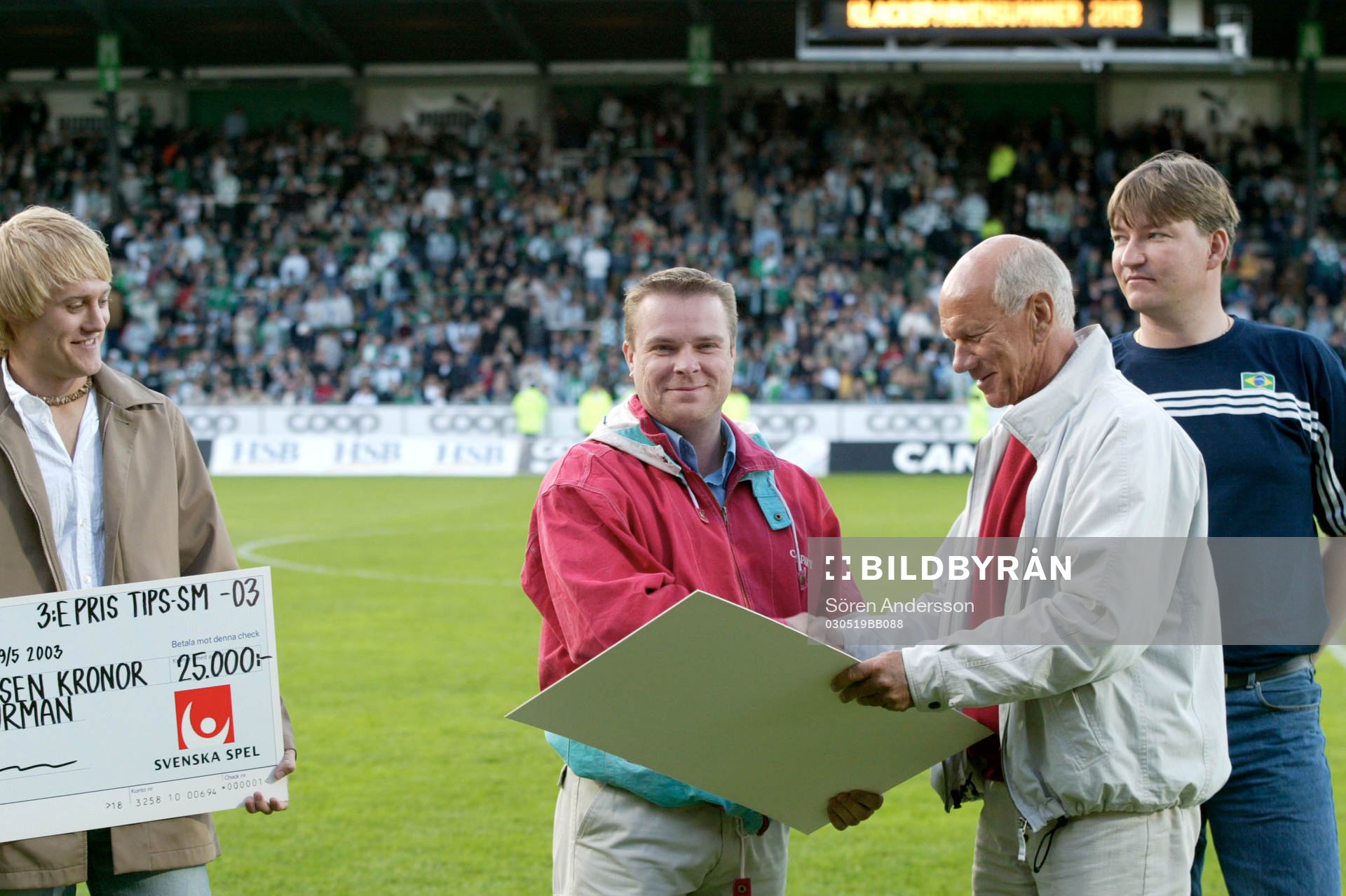 Tommy Svensson. Prisutdelning Svenska Spel