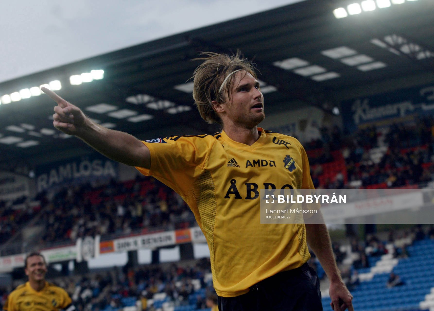  Andreas Andersson, AIK jubel efter sitt 0-1 mål på straff
