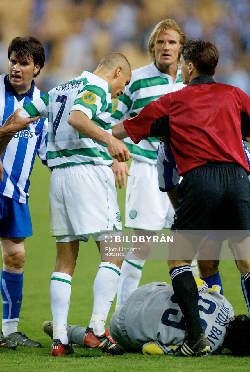 Henrik Larsson blev förbannad på Portos målvakt i en