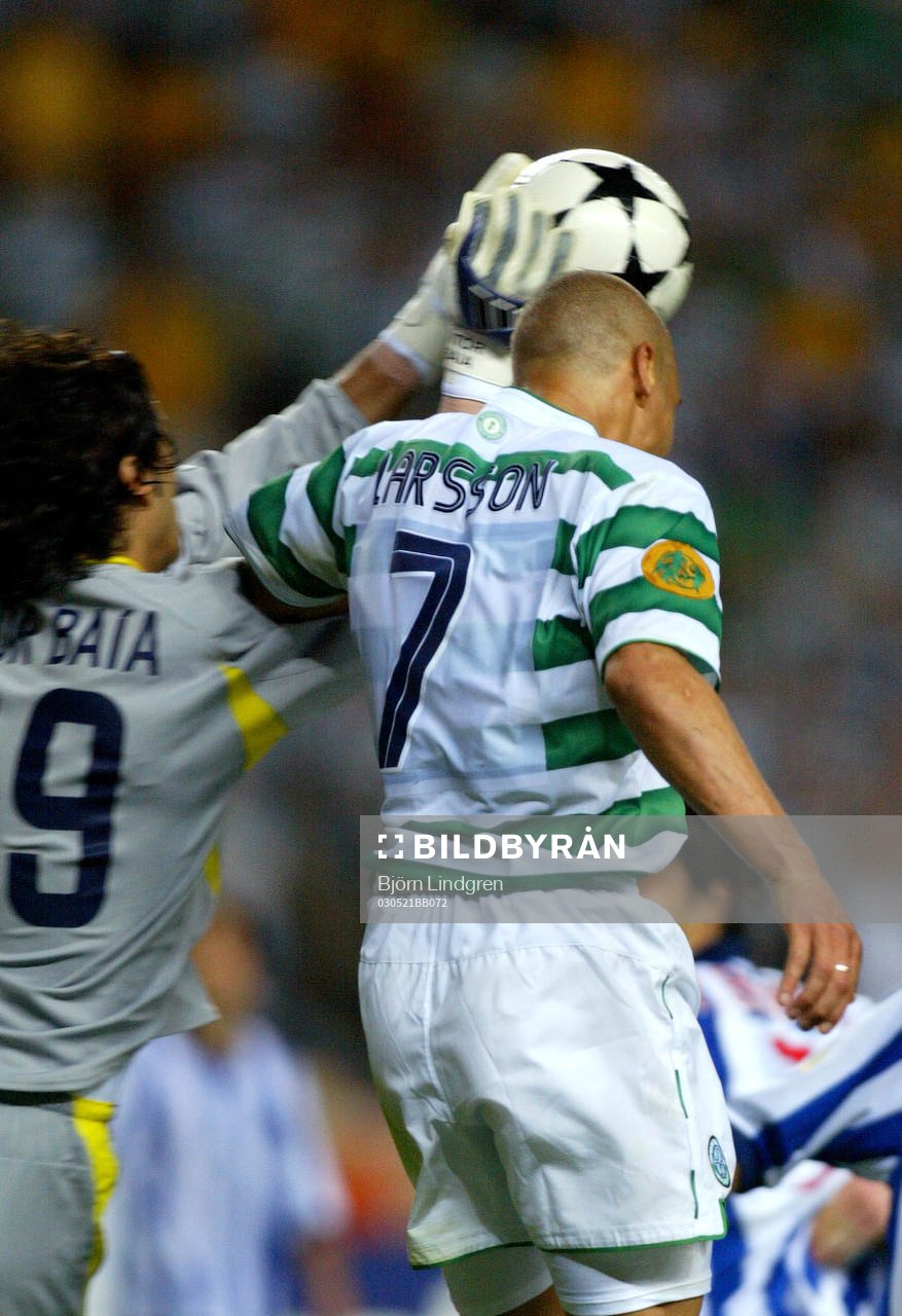 Vitor Baia och Henrik Larsson, Celtic