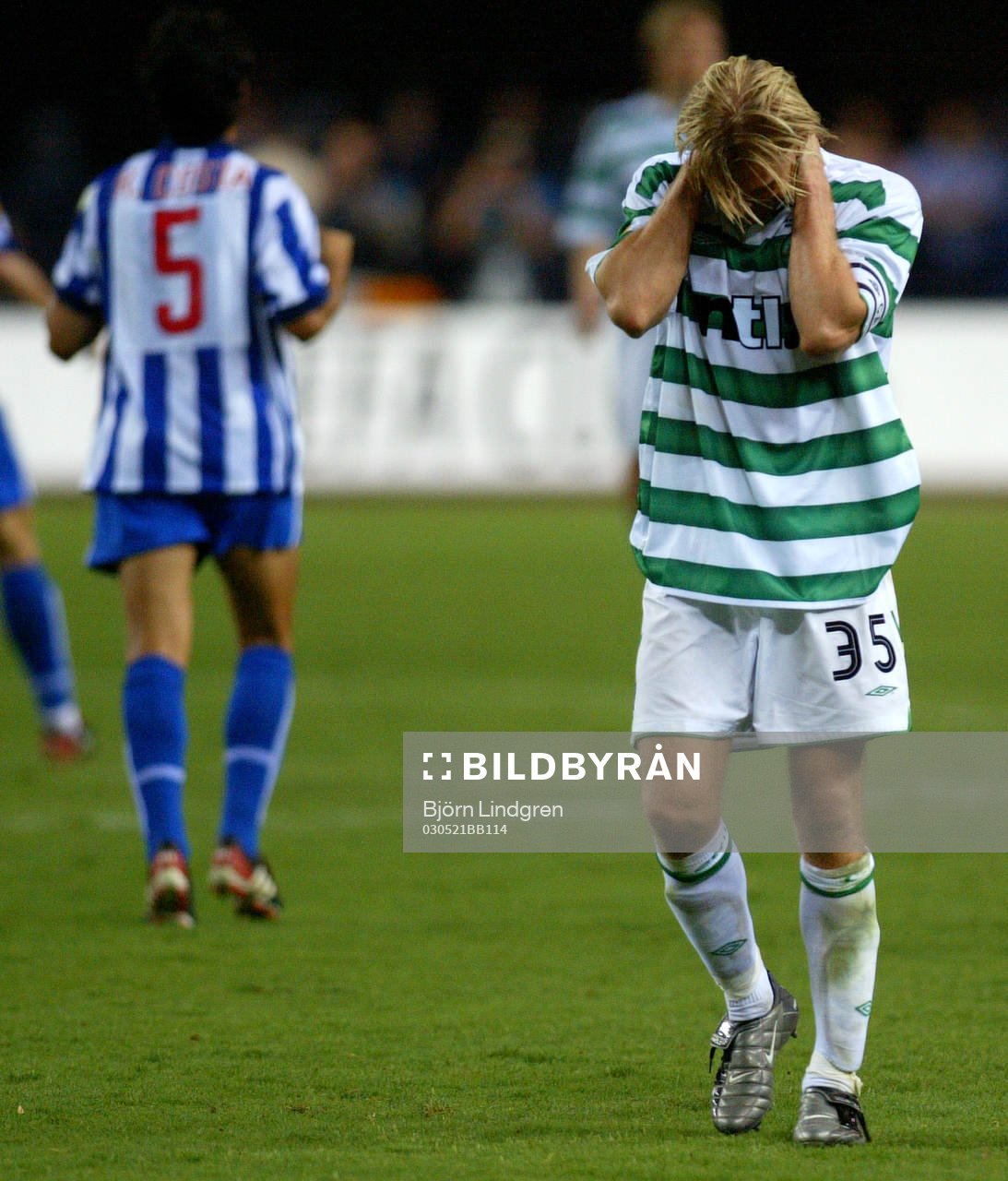 Johan Mjällby, Celtic deppar, depp