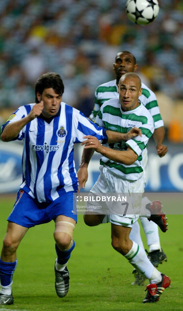 Nuno Valente, Porto och Henrik Larsson, Celtic