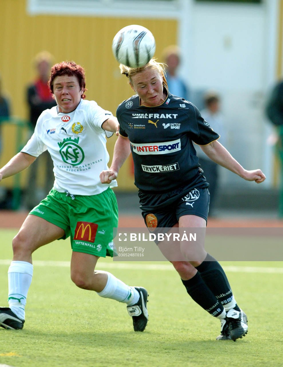 Lena Persson, Hammarby och Frida Östberg, Umeå