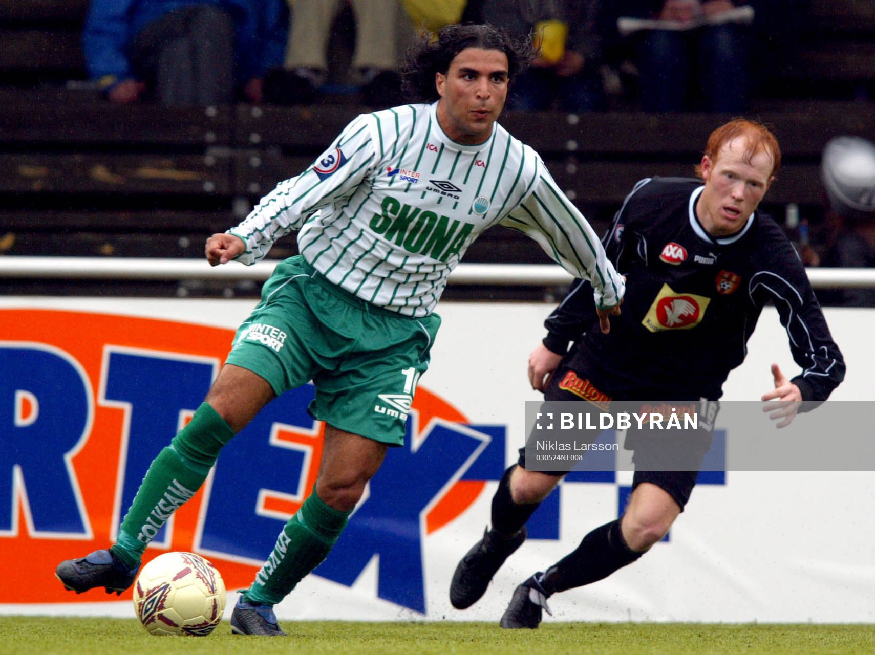  Arash Bajat, Frölunda i närkamp med Olle Siösteen, Café Opera.