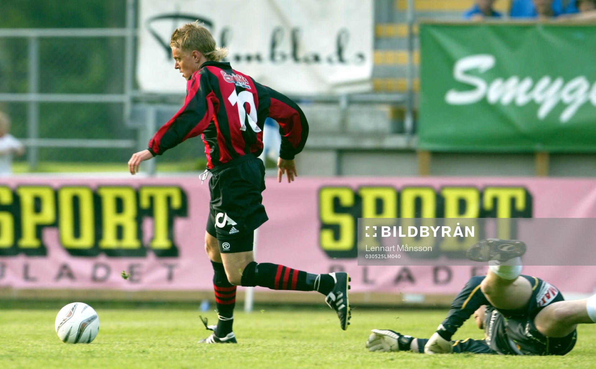 Klas Henriksson, BP punkterar matchen med sitt 0-2 mål