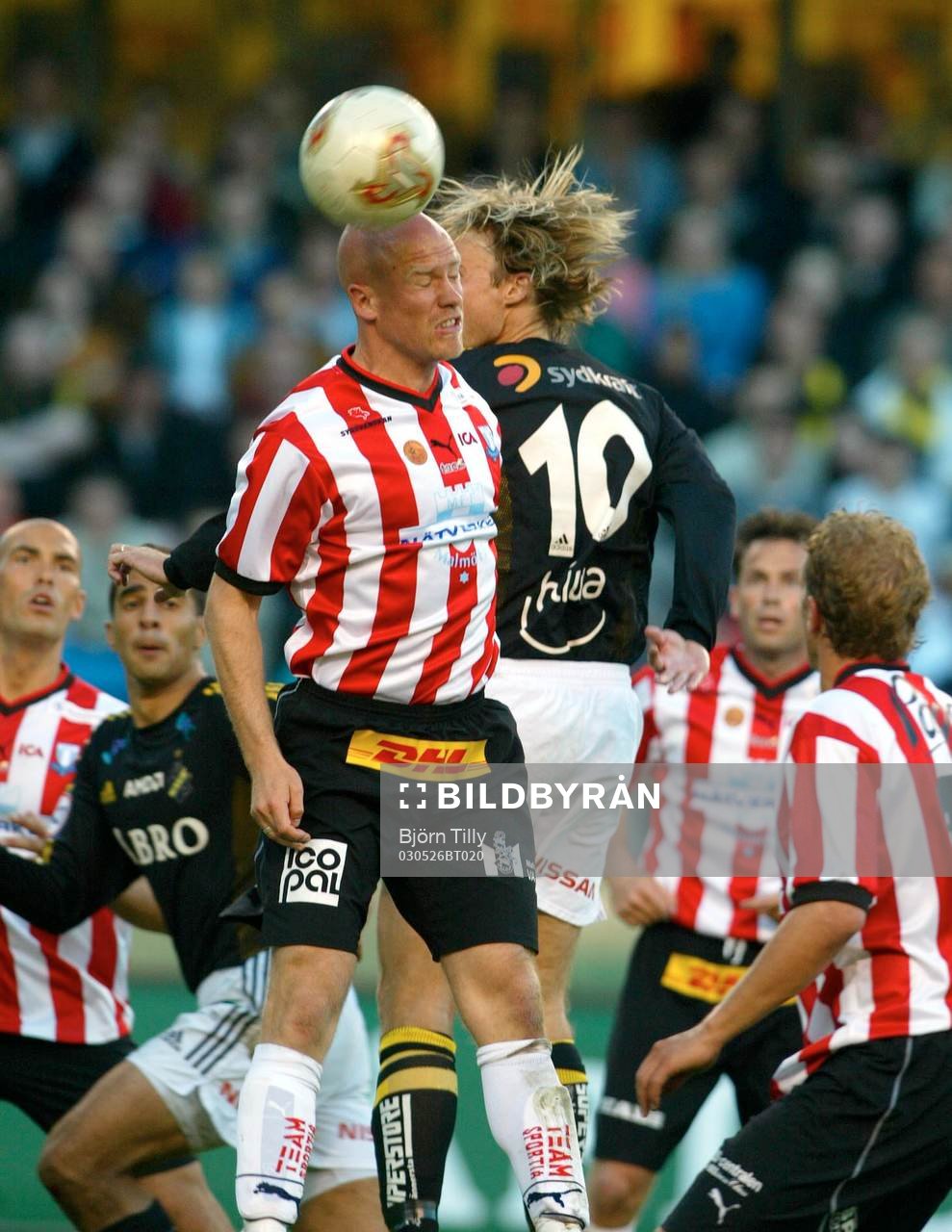 Olof Persson, Malmö och Andreas Andersson, AIK