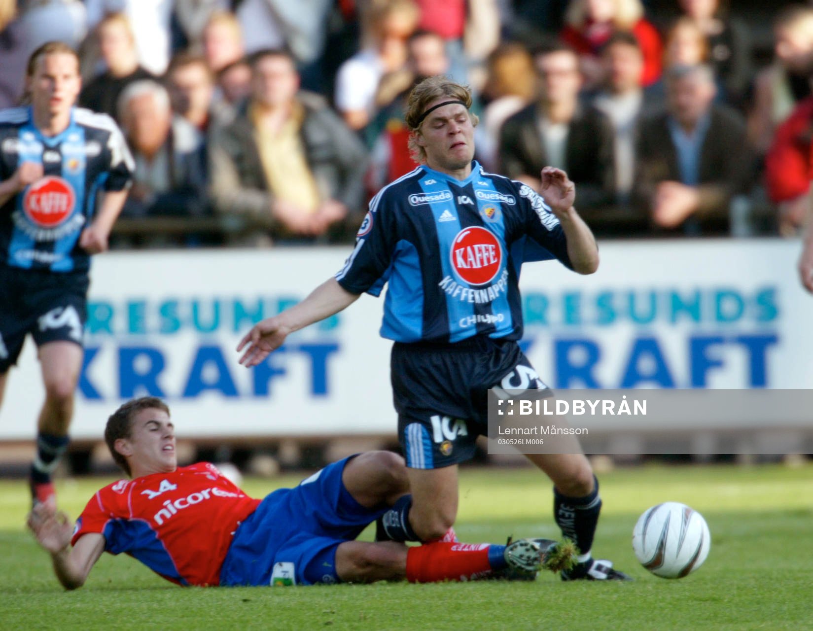 Johan Arneng och Martin Fribrock. Fällning, bensax