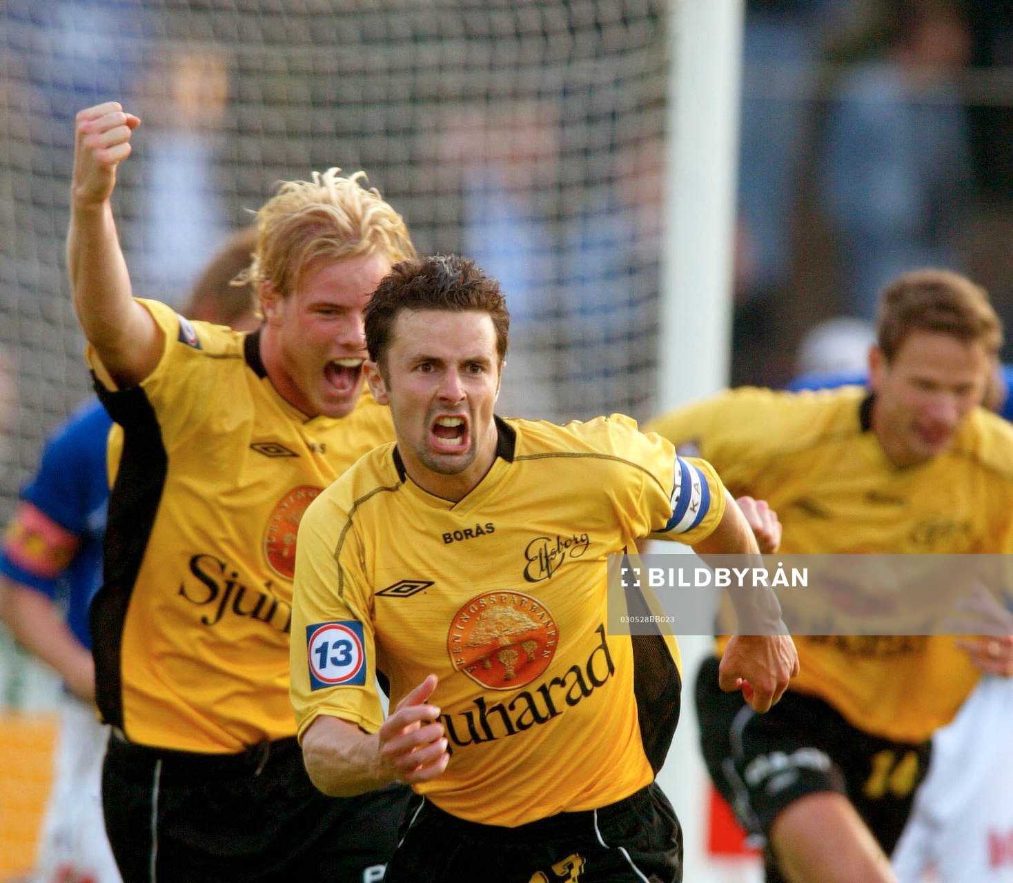 Kristoffer Arvhage och Fredrik Stenman, Elfsborg jubel för