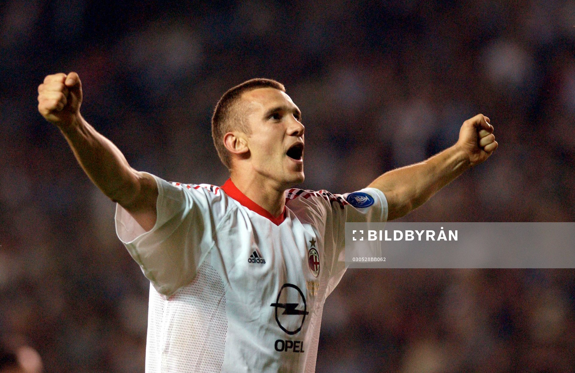 Shevchenko, Milan, jubel