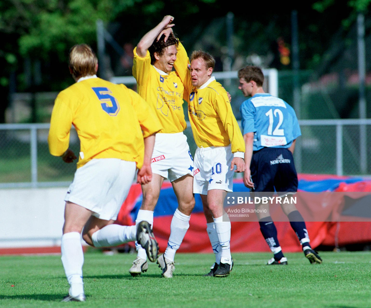 Martin Alm och Magnus Eriksson, Malmö, jubel