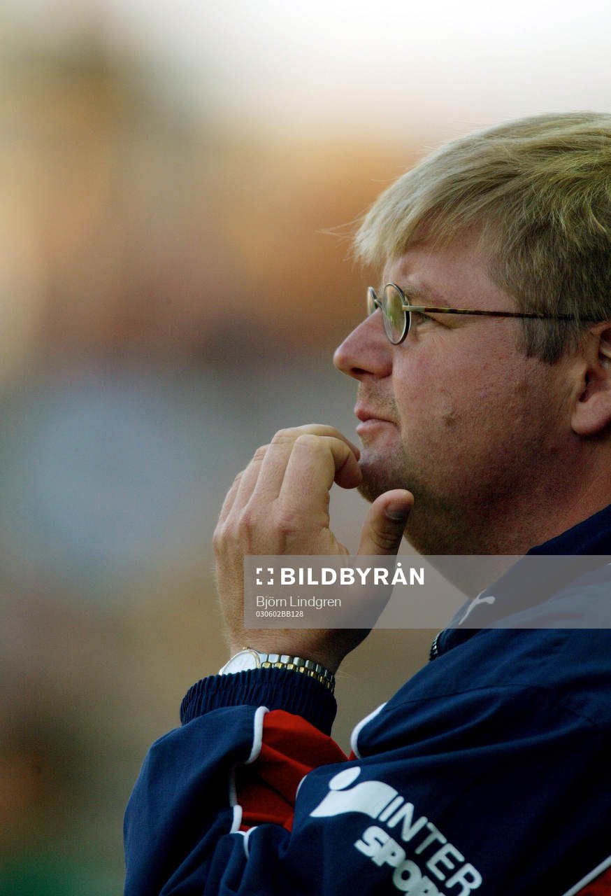 Peter Swärdh, tränare Helsingborg är bekymrad…