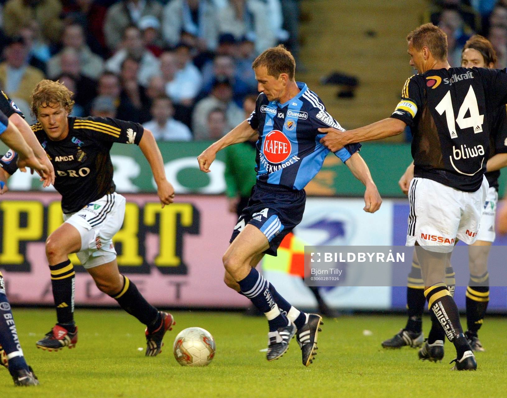 Daniel Tjernström, AIK och Niclas Rasck, Djurgården