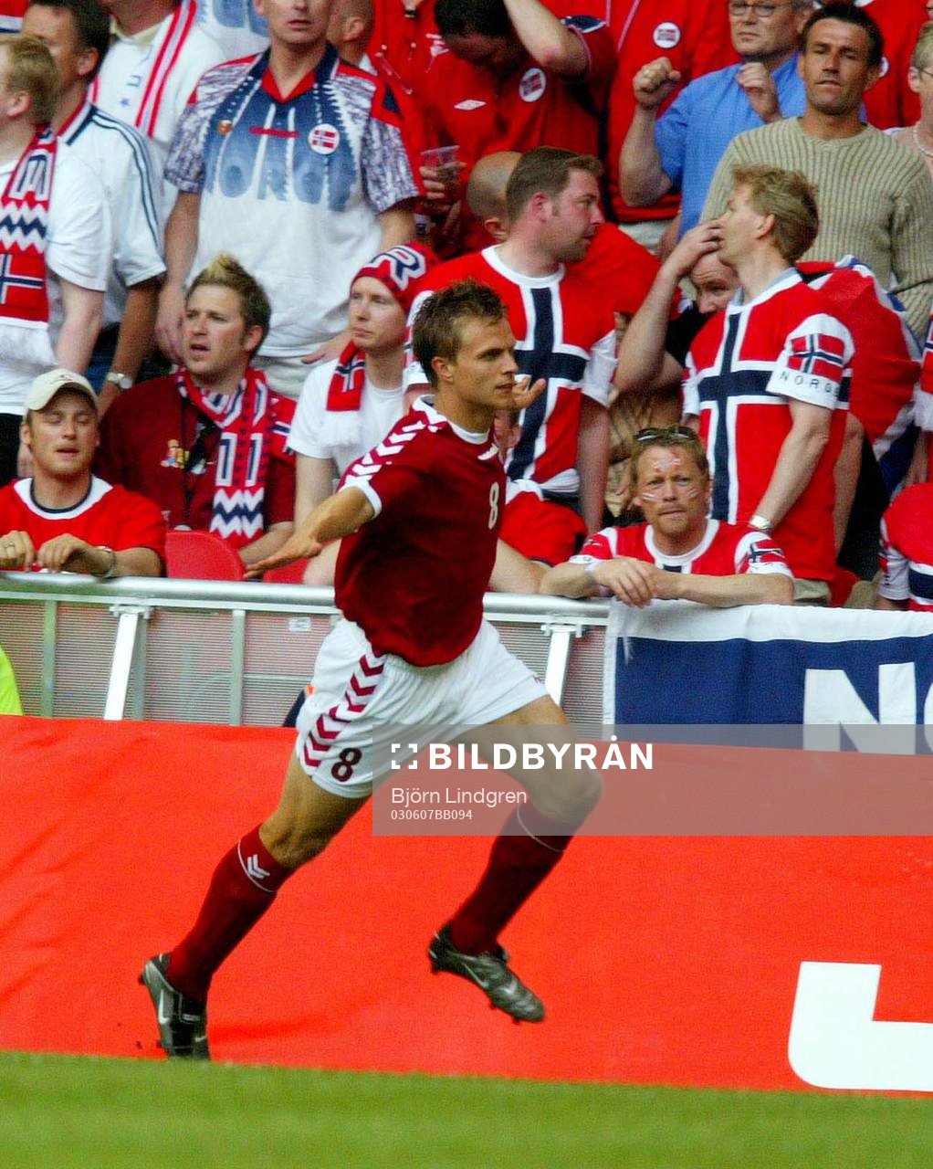 Jesper Grönkjaer, Danmark jubel