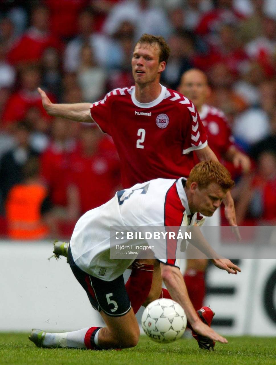 Danskarna fick John Arne Riise och norrmännen på fall