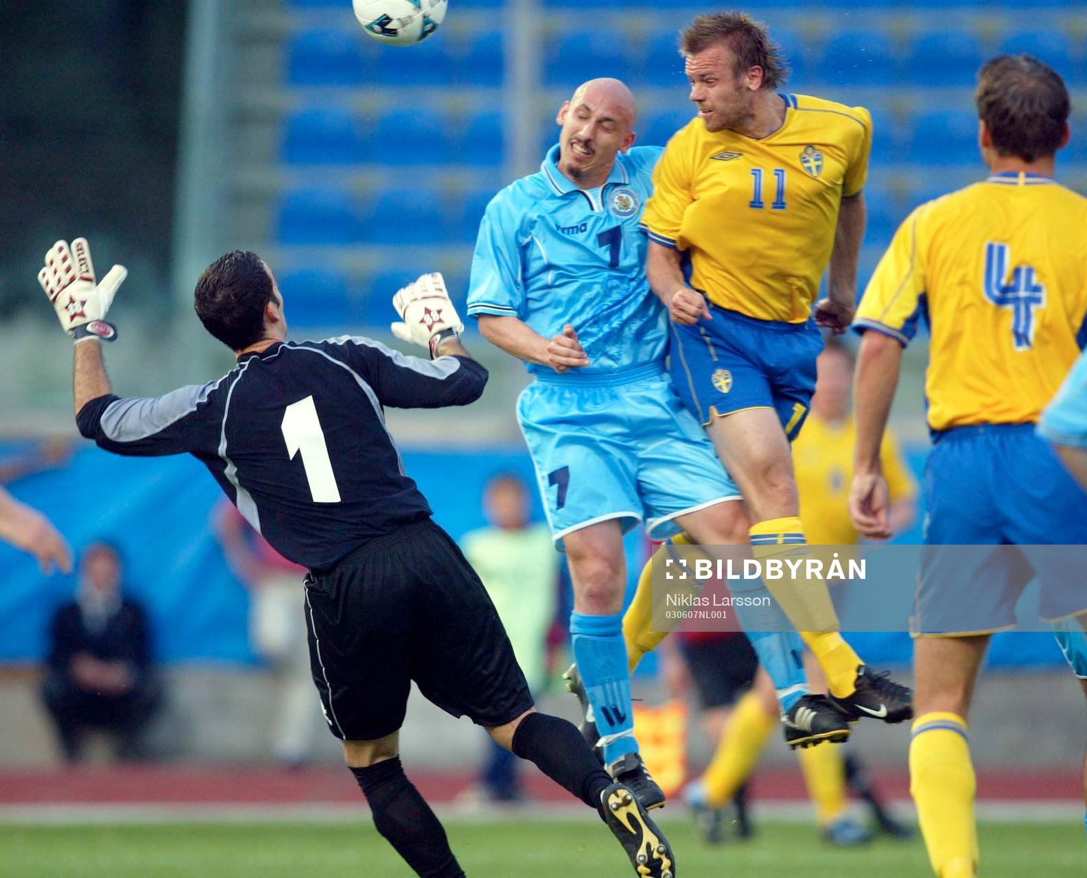 Fotboll, EM-Kval, San Marino - Sverige