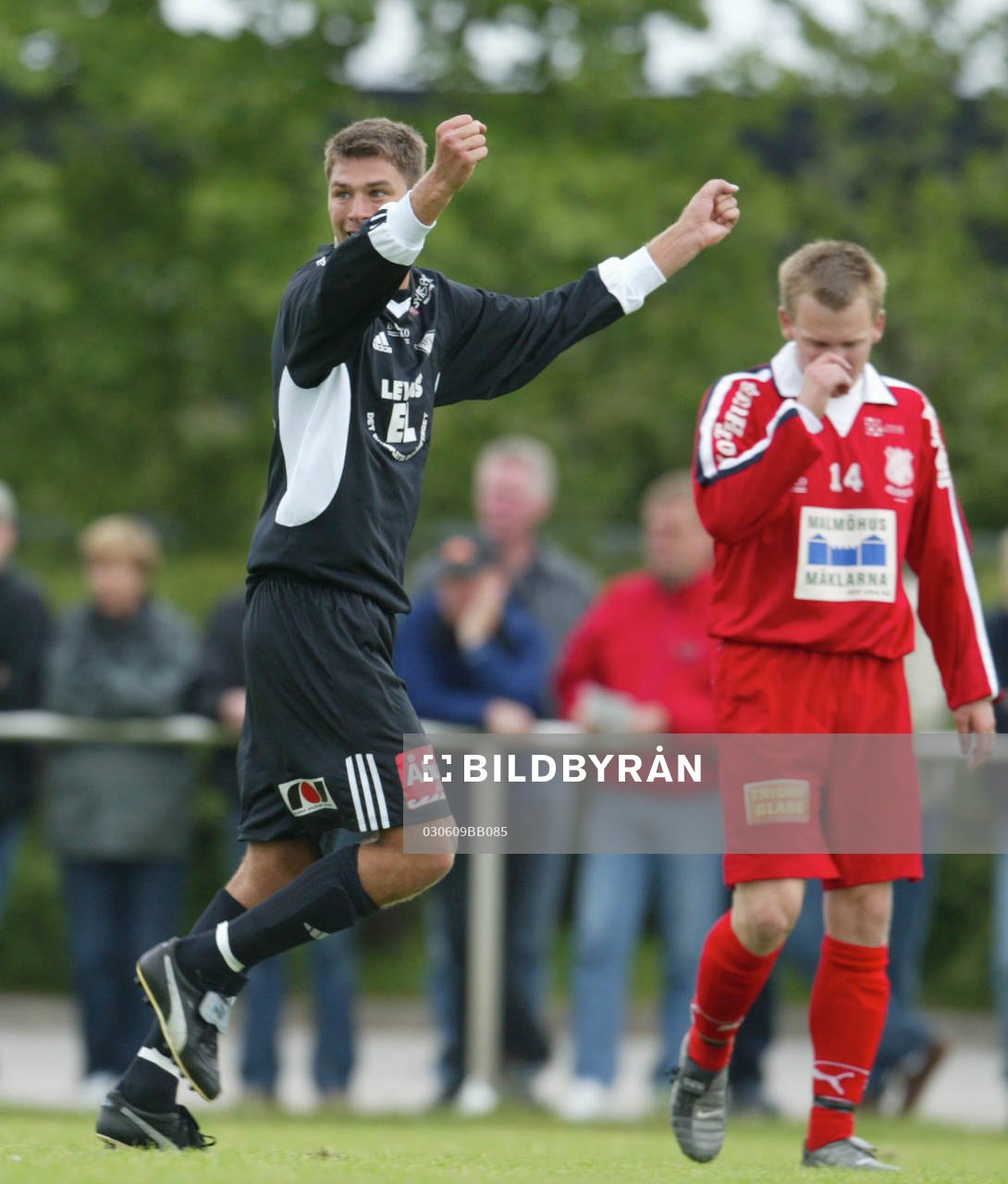 Henrik Edfors jublar