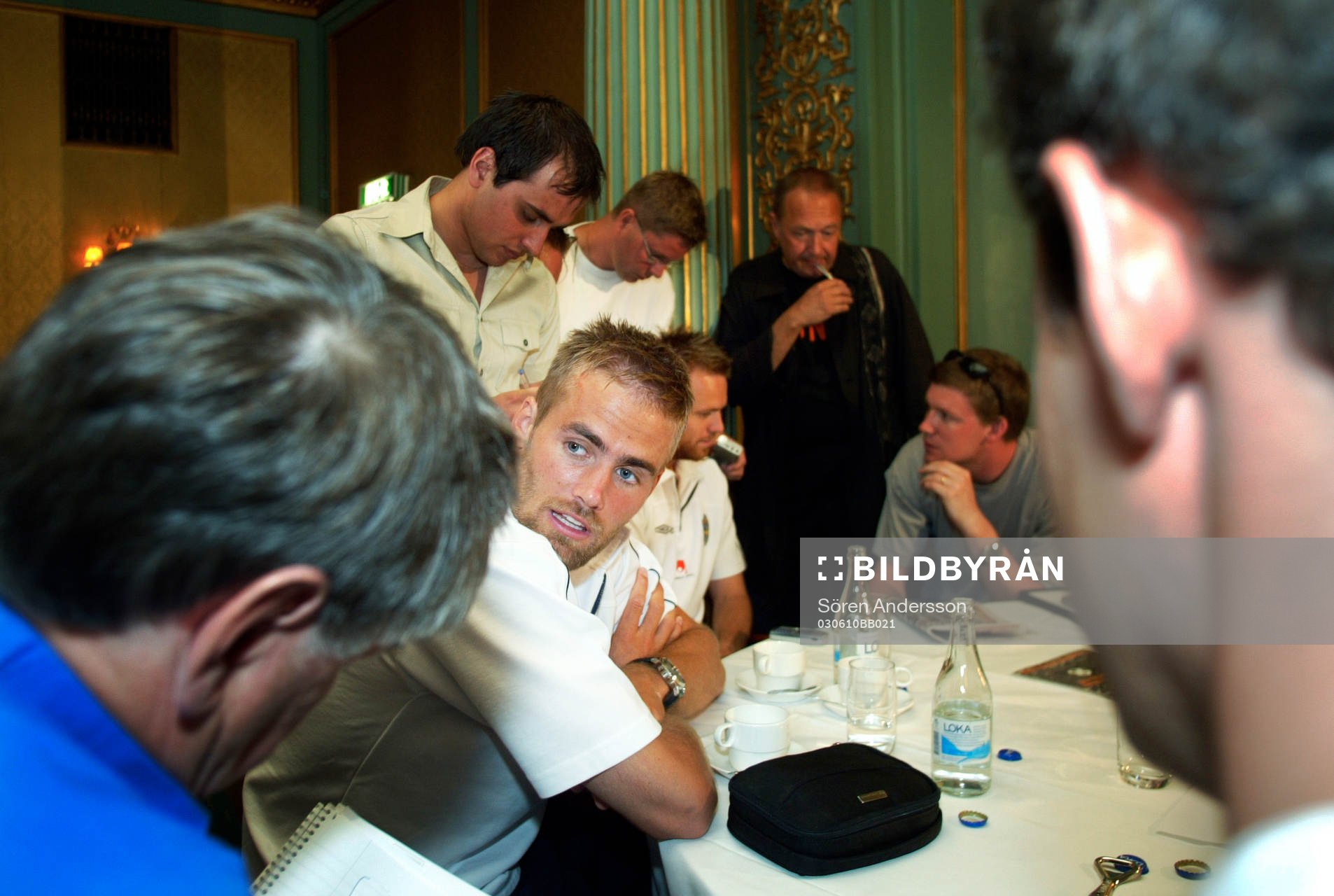 Olof Mellberg och Mattias Jonson
