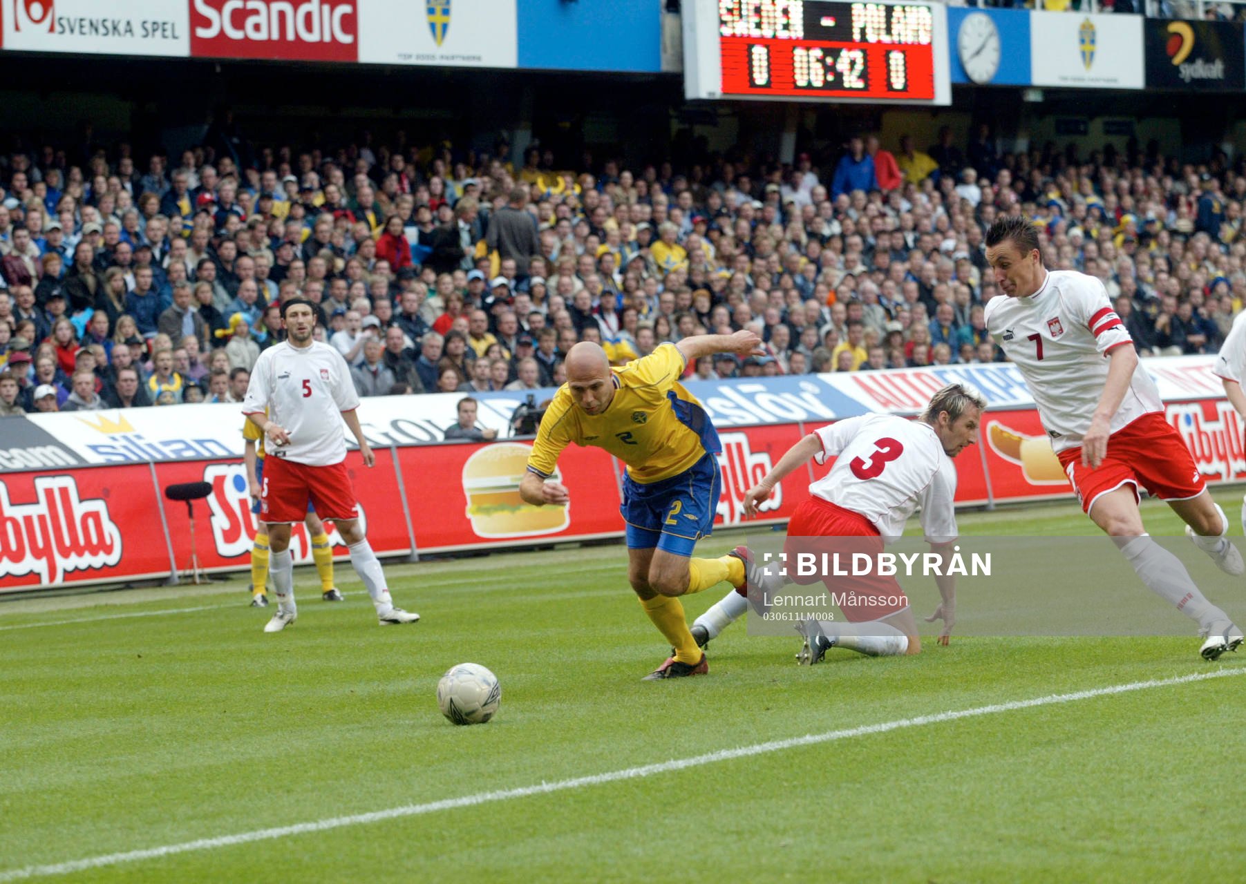 Teddy Lucic, Sverige, Tomasz Hajto och Maciej Stolarczyk,
