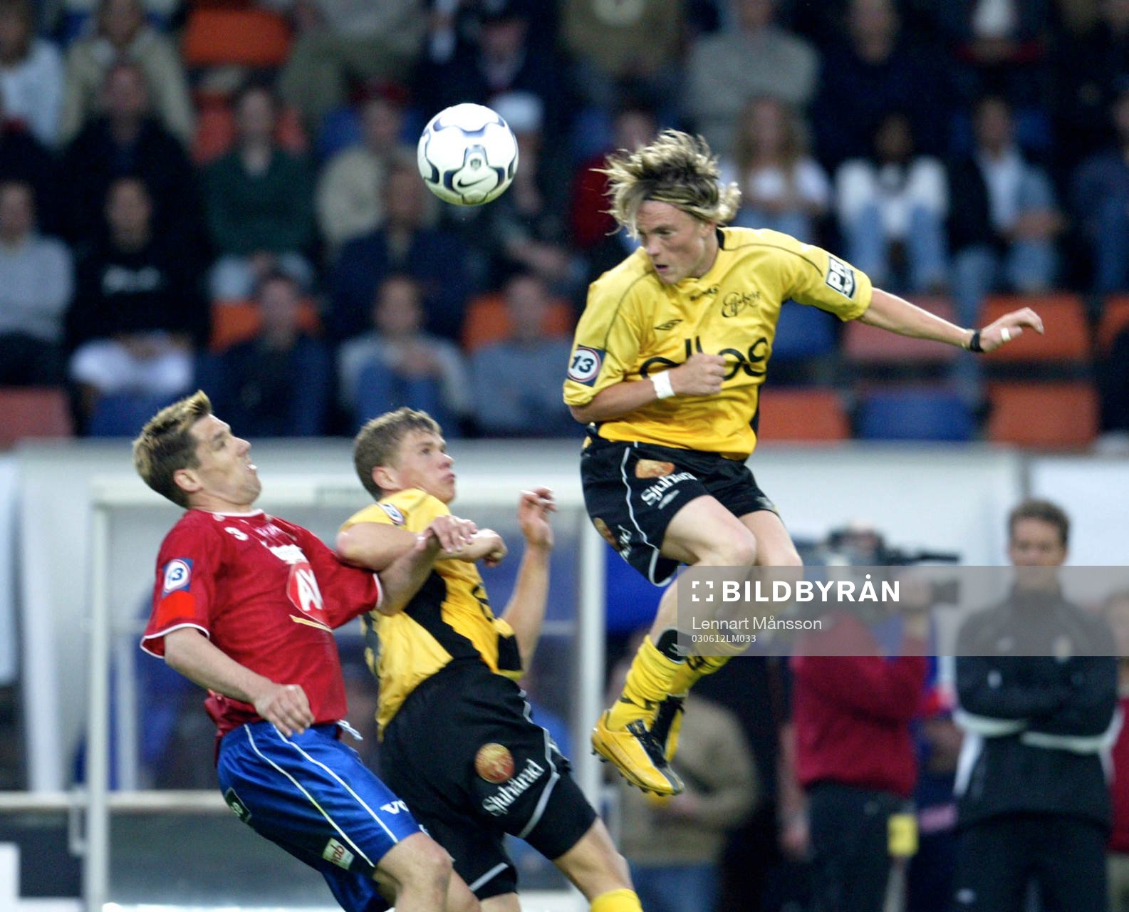   Målskytten Lasse Nilsson, Elfsborg