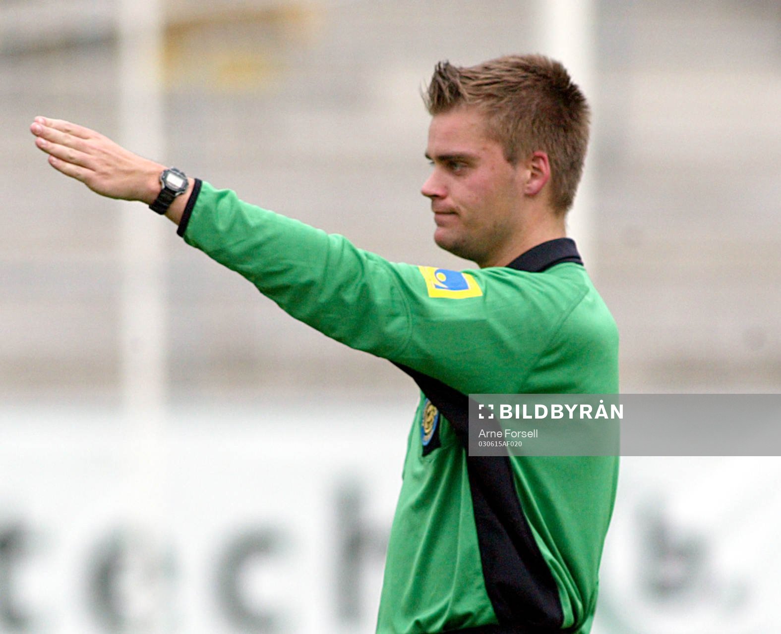 Fotboll. Superettan. Domare Mattias Fällström