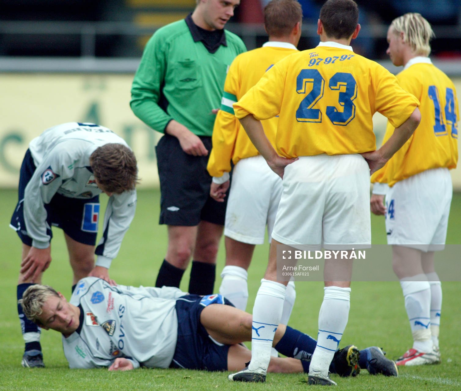 Fotboll. Superettan. Skada