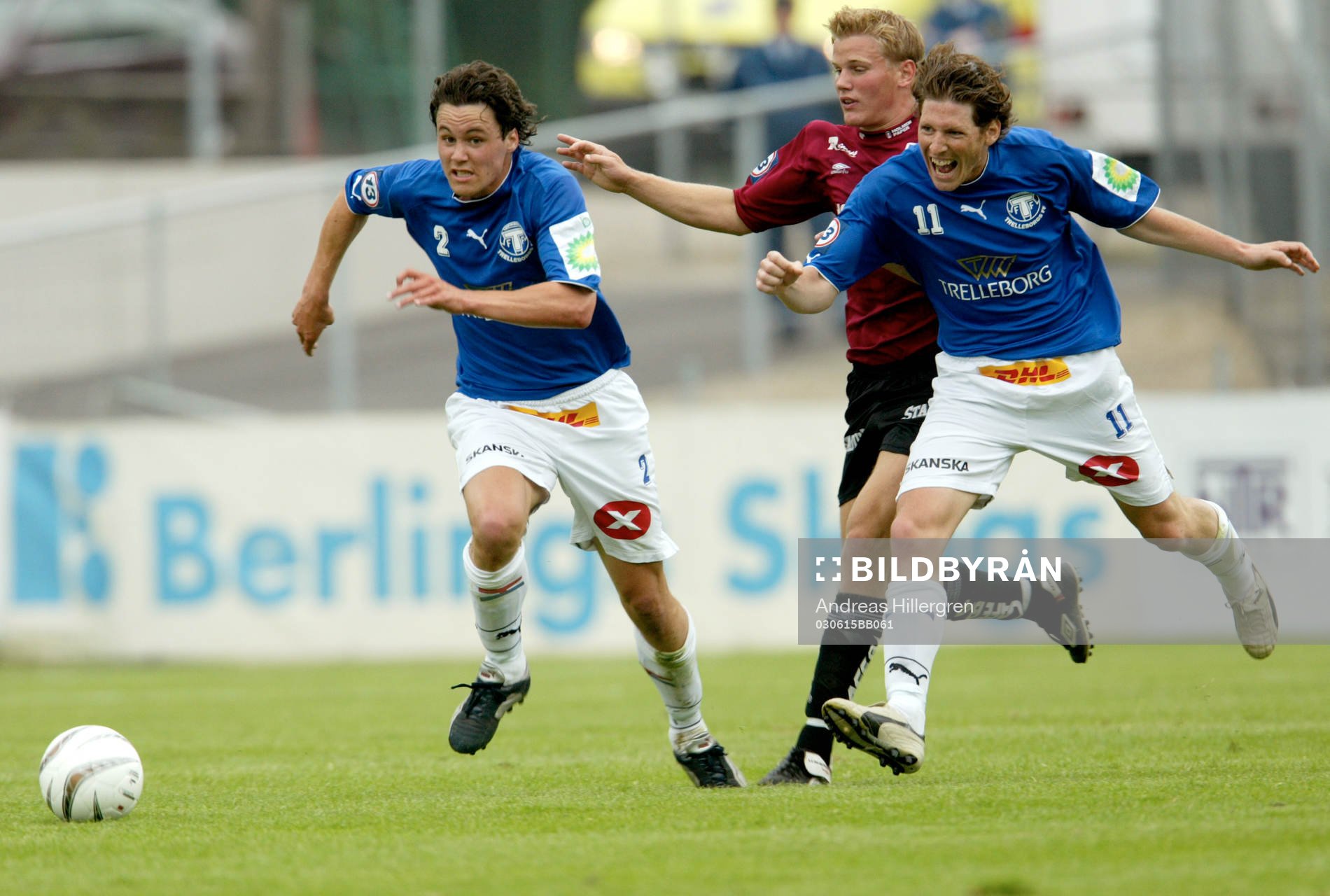   Jens Sloth och Eric Fischbein, orkade inte vinna matchen åt Trelleborg.