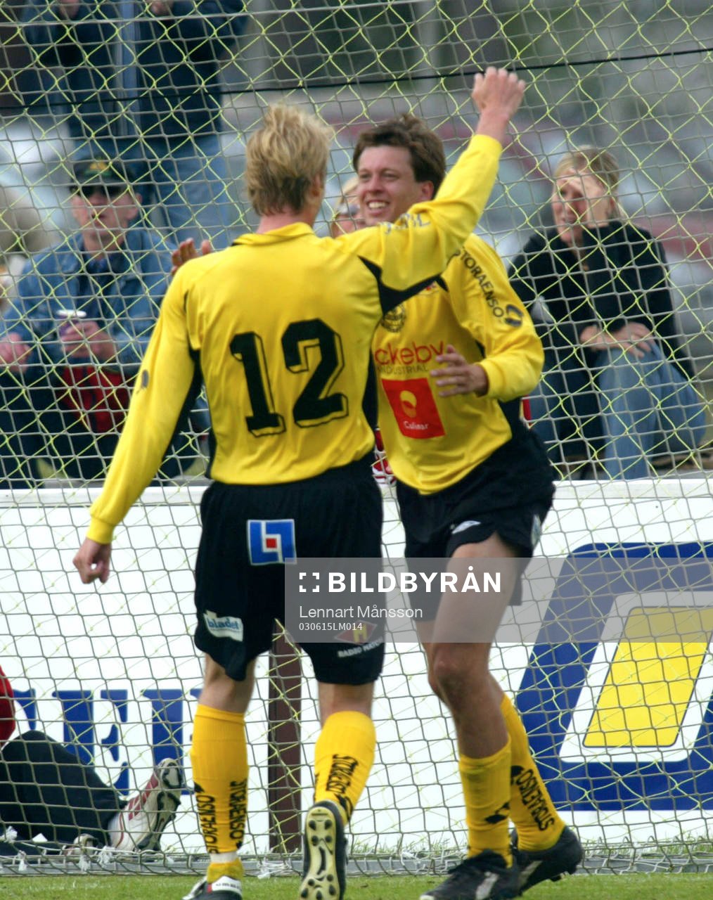 Två 2-målsskyttar som båda kommer från IFK Hlm, Simon