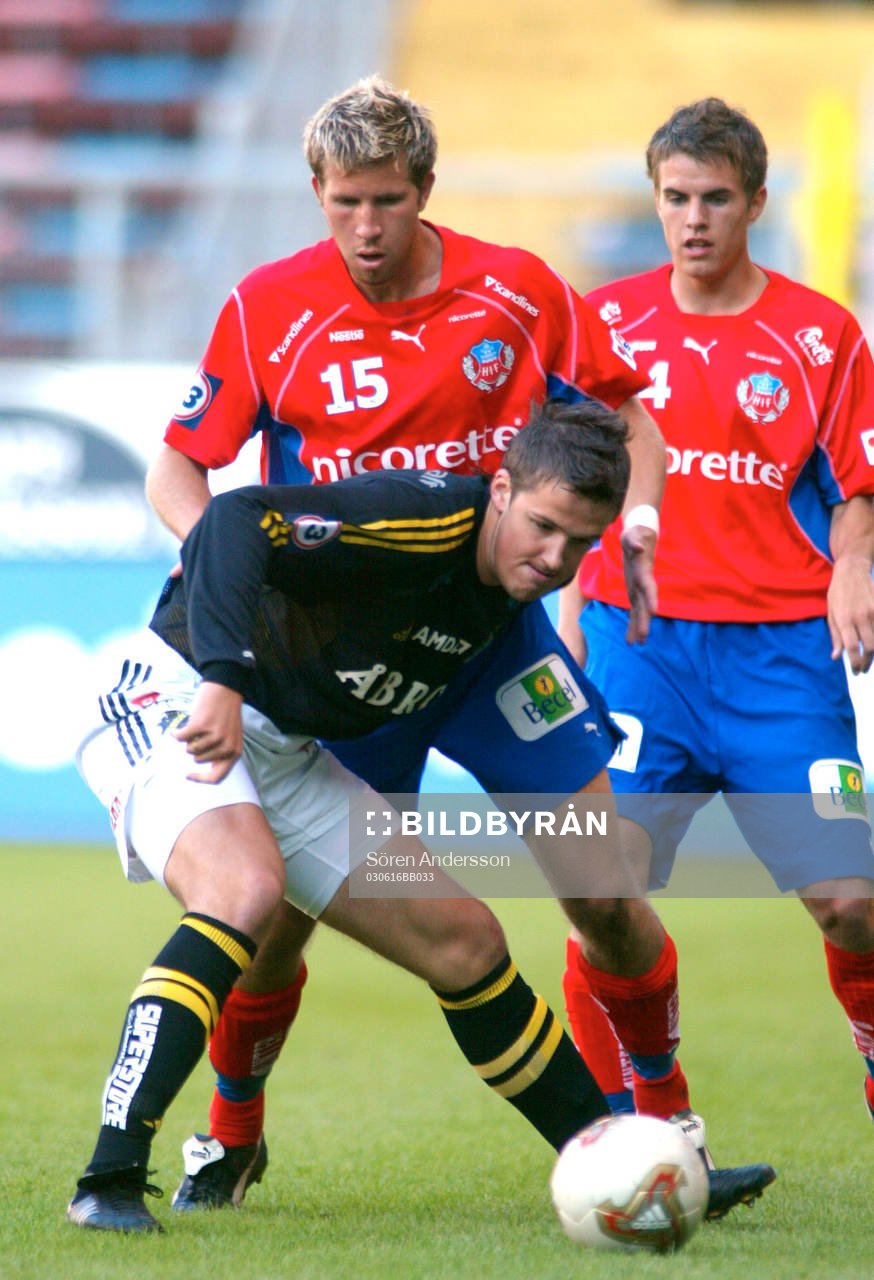 Per Nilsson, AIK och Mattias Lindström, Helsingborg