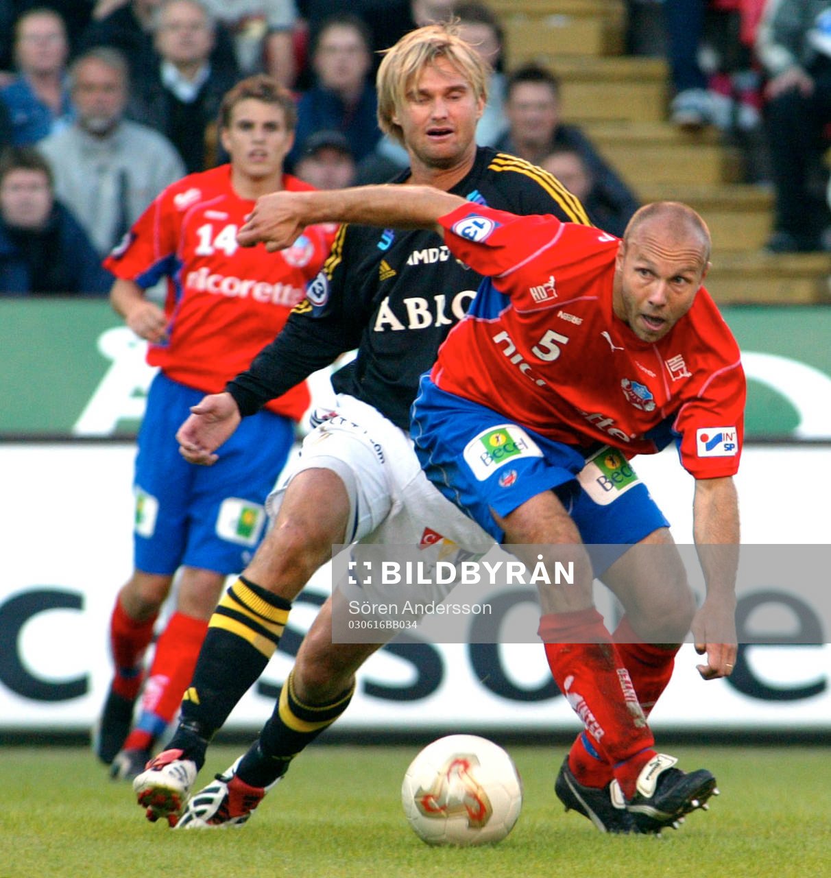 Tommi Grönlund, Helsingborg och Andreas Andersson, AIK