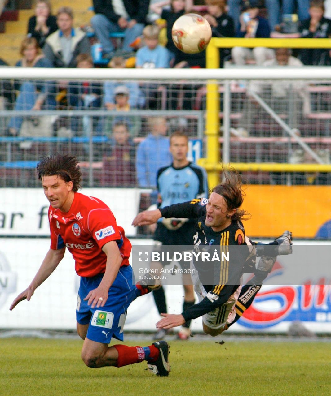  Mikael Gustavsson, Helsingborg och Mats Rubarth, AIK.