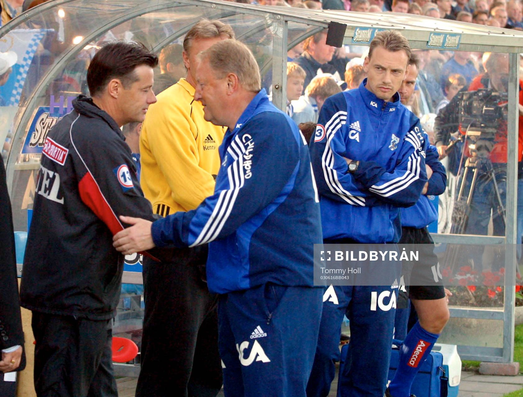 Stefan Lundin och Bosse Johansson, tränare