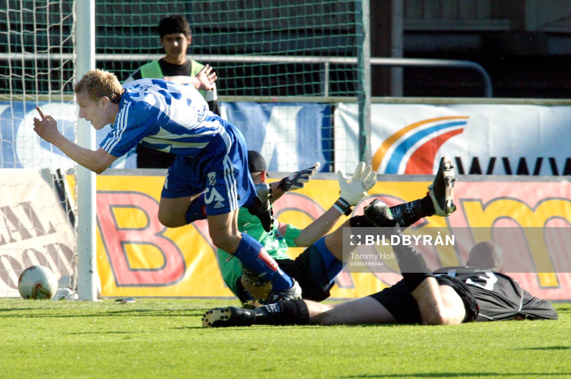  Jonas Henriksson var dagens man i blåvitt.