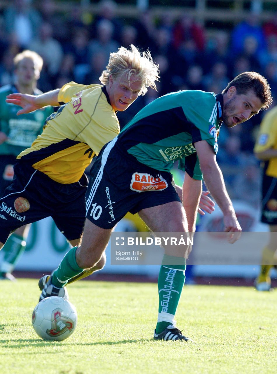 Fredrik Berglund, Elfsborg och Jonny Rödlund, Enköping