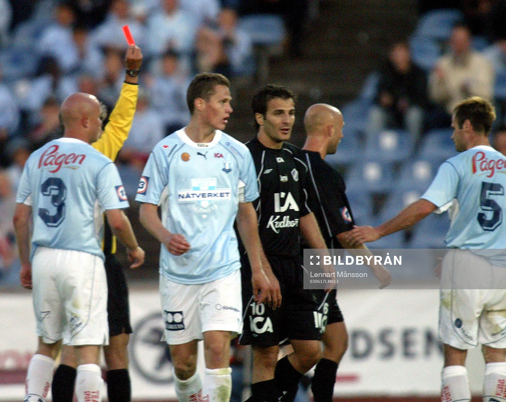 Rött kort för ex-MFF-aren, Mattias Thylander