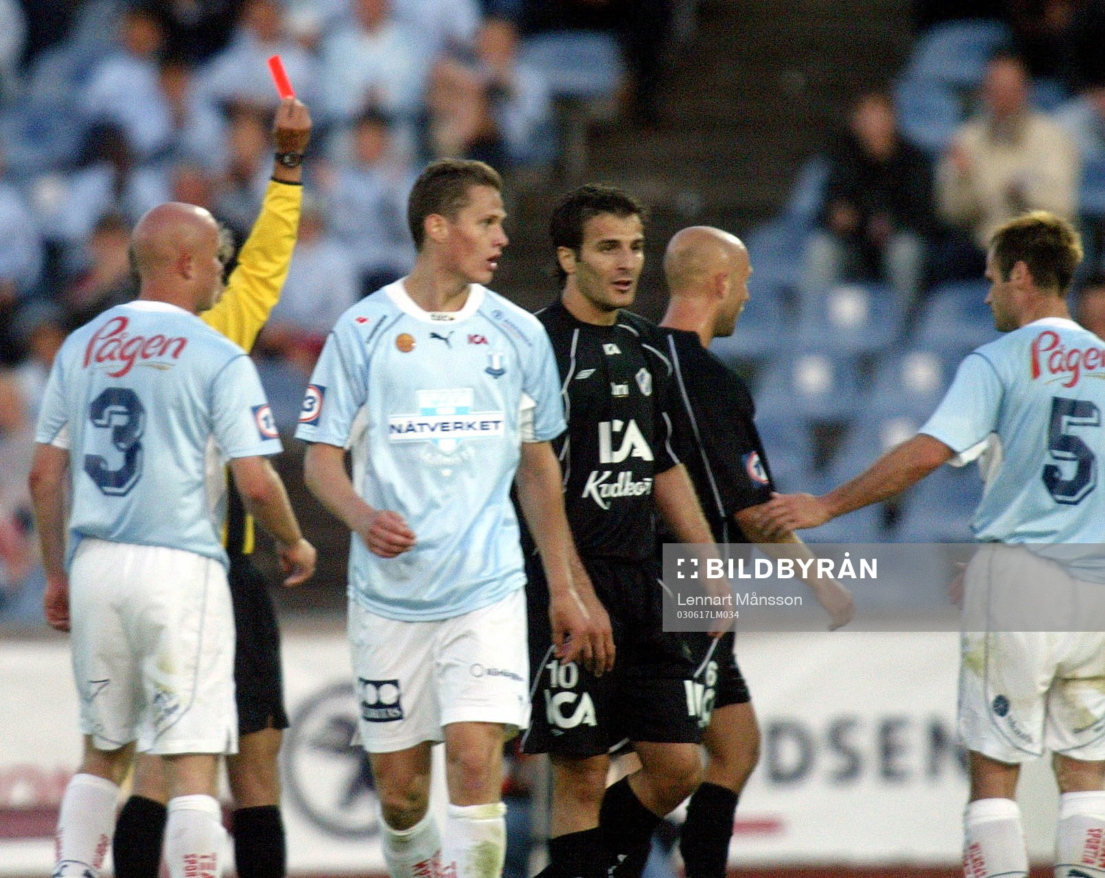 Rött kort för ex-MFF-aren, Mattias Thylander