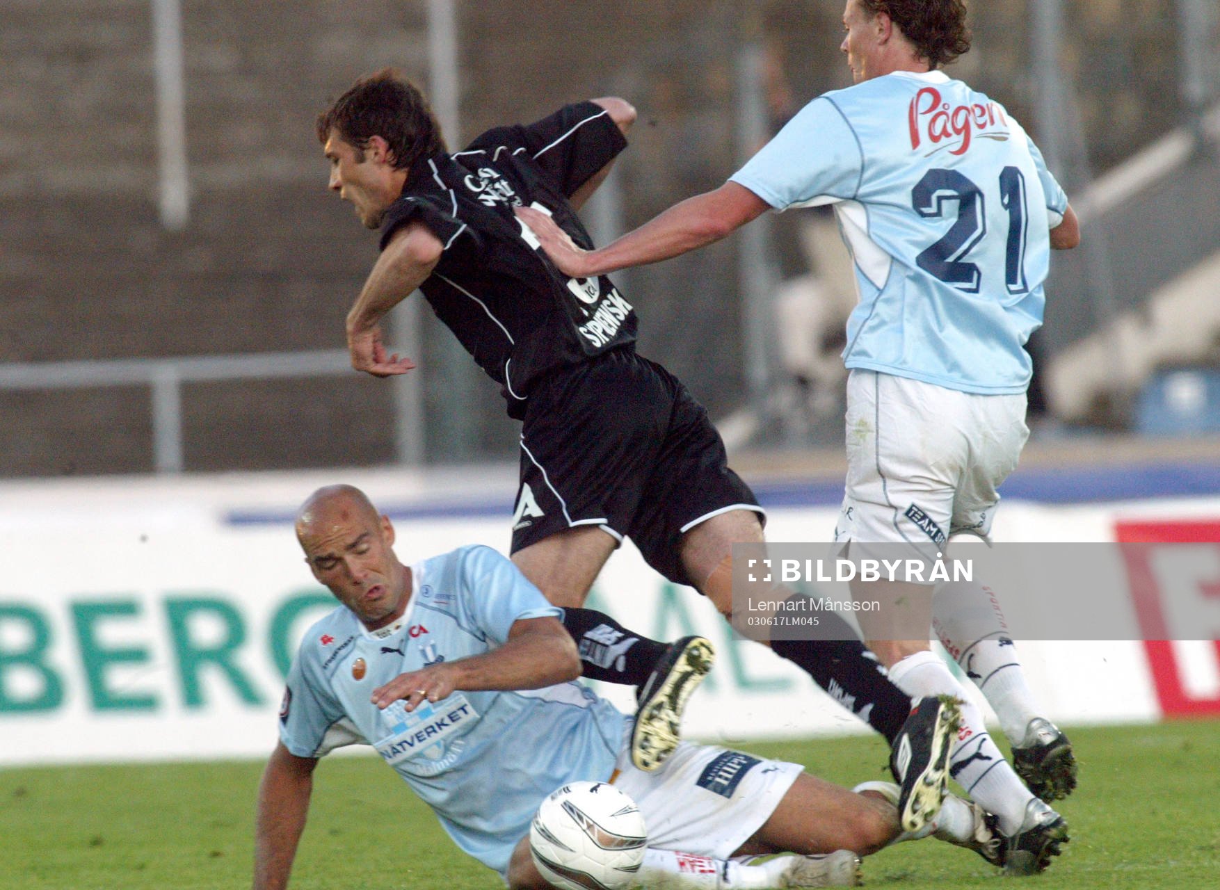 Daniel Majstorovic, Igor Sypniewski och Andreas Yngvesson.