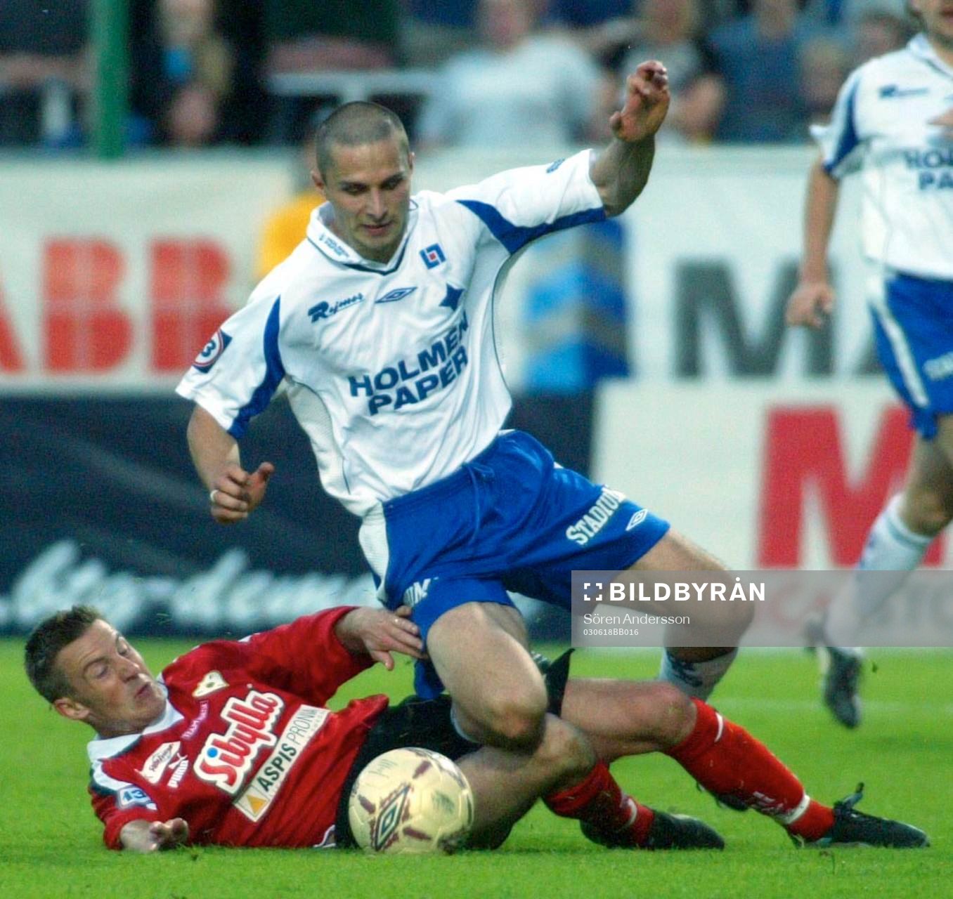  Dawid Banaczek, Norrköping och Chay Hews, Sylvia.
