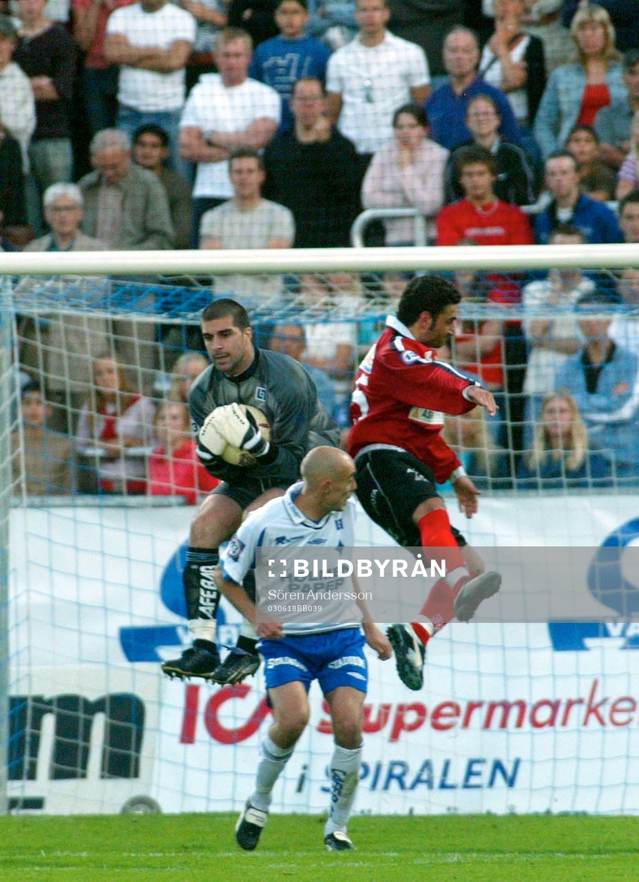 Dime Jankulovski, målvakt och Patrik Kieback, Norrköping