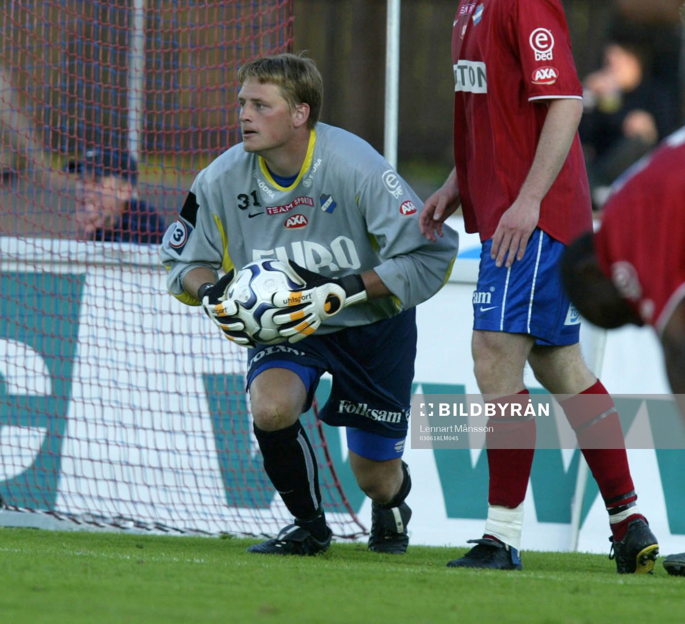 Peter Kennfors, som fick hoppa in i buren