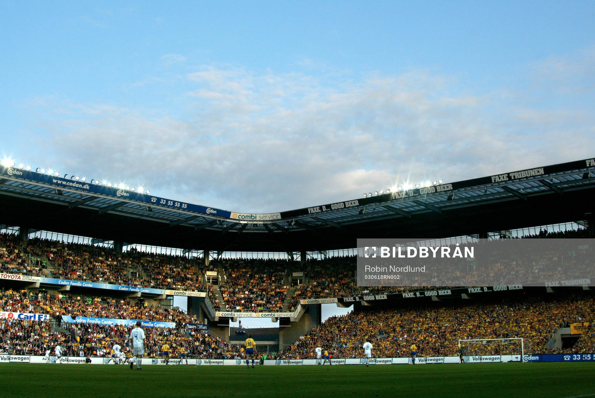 Fotboll, dansk, Bröndby  arena