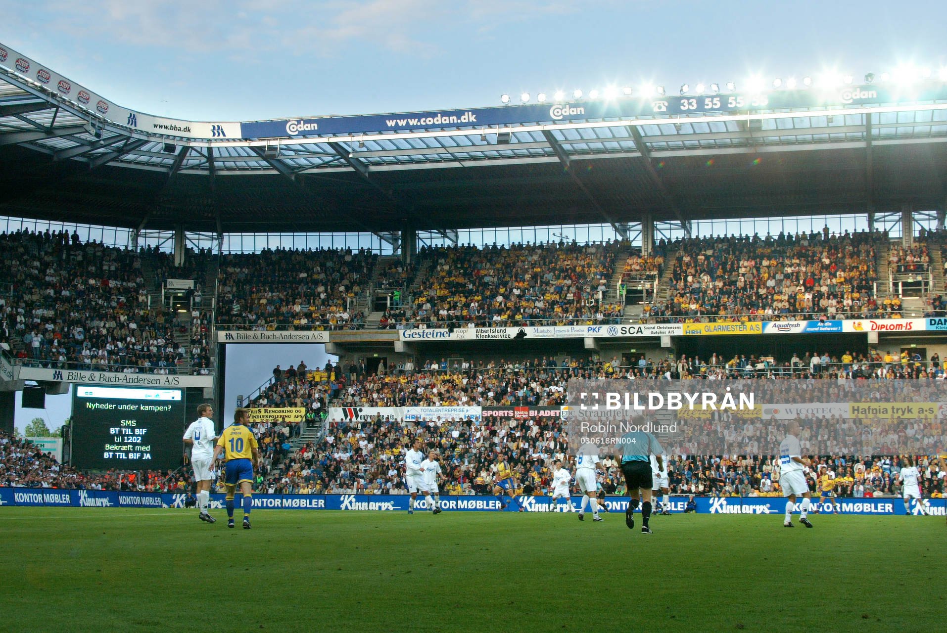 Fotboll, dansk, Bröndby  - Köpenhamn