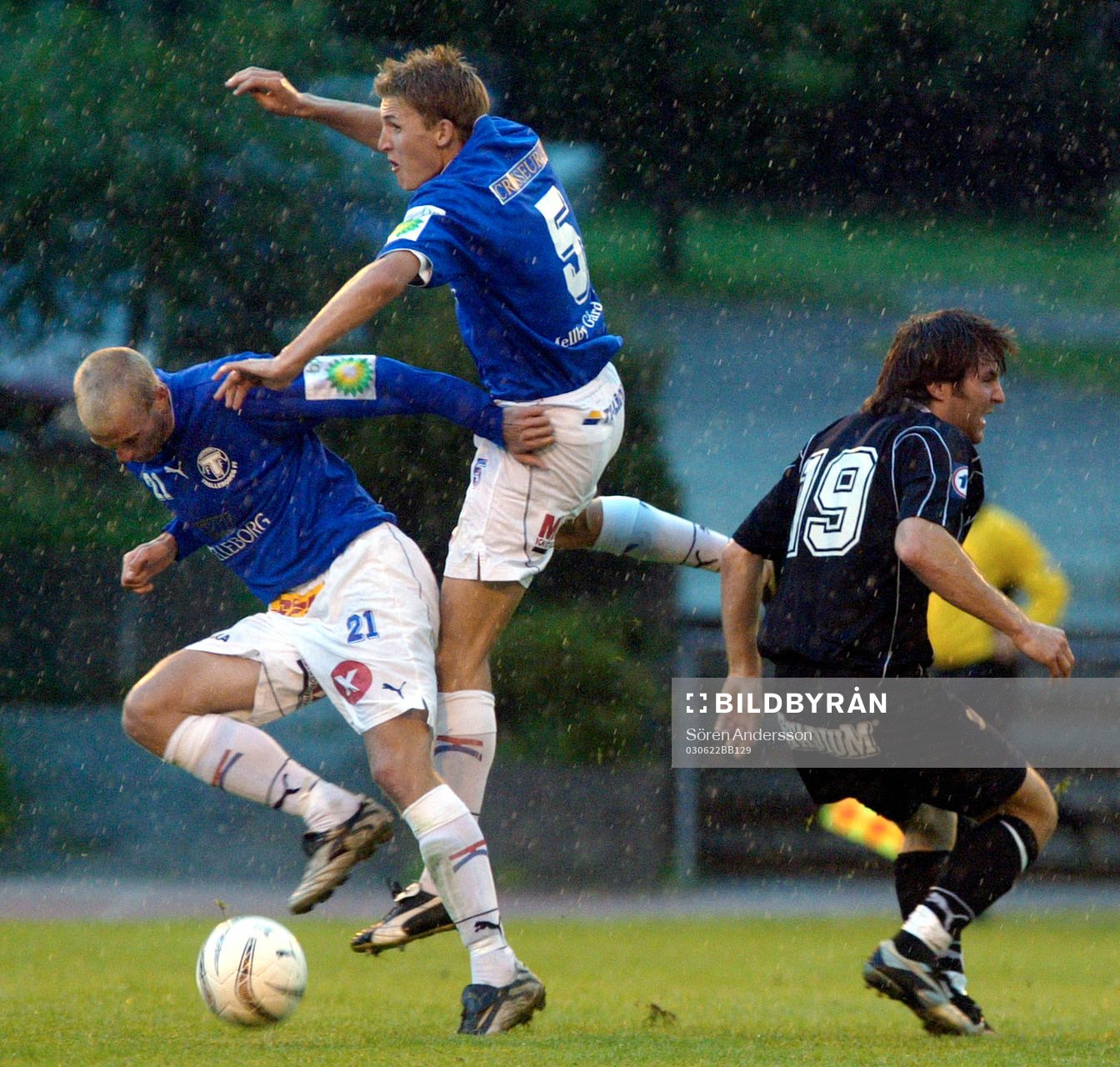 Thomas Magnusson och Peter Abelsson, Trelleborg och Andreas