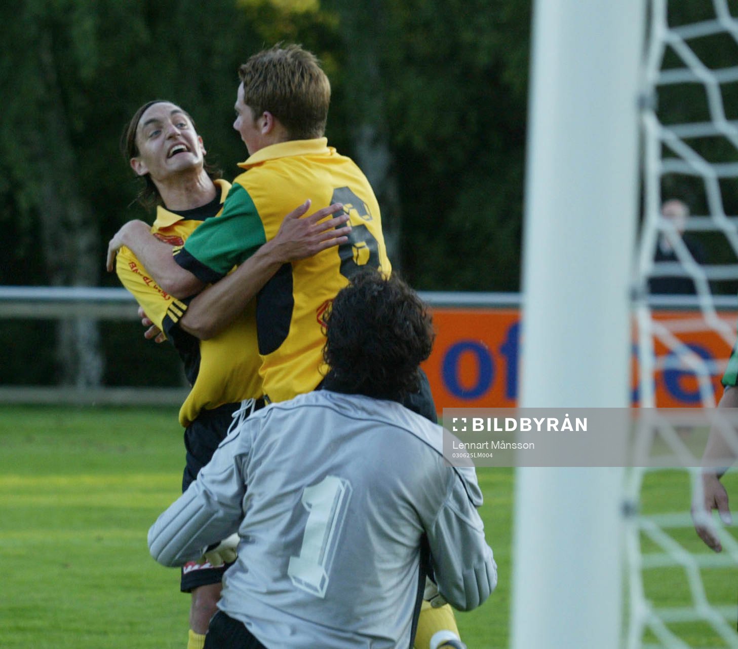 0-1, segermålet, Johan Persson. Peter Eriksson grattar