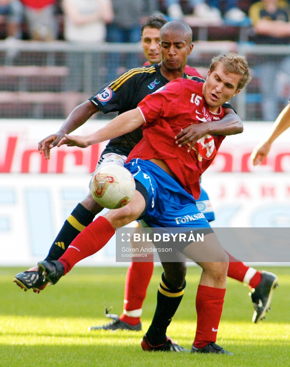 Benjamin Kibebe, AIK och Peter Gitselov, Öster