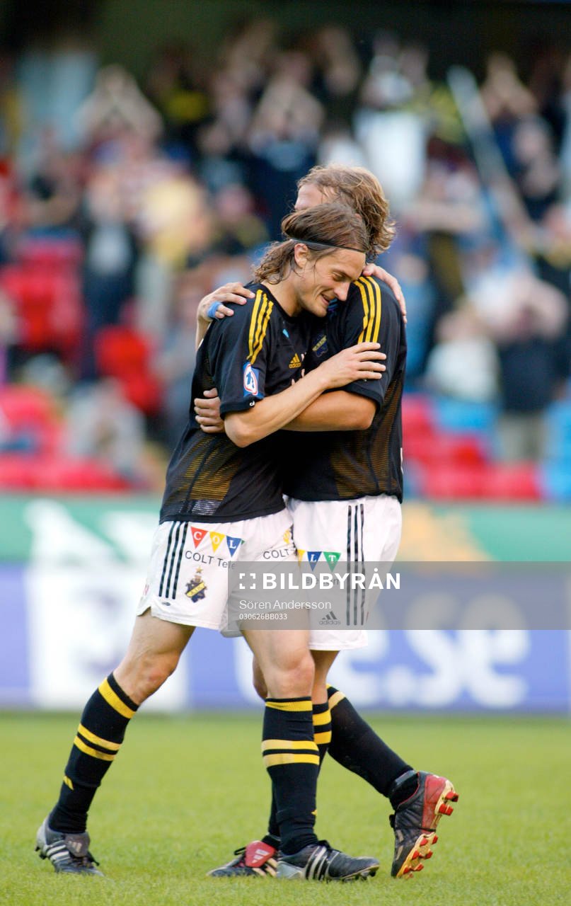 Mats Rubarth, AIK, jubel