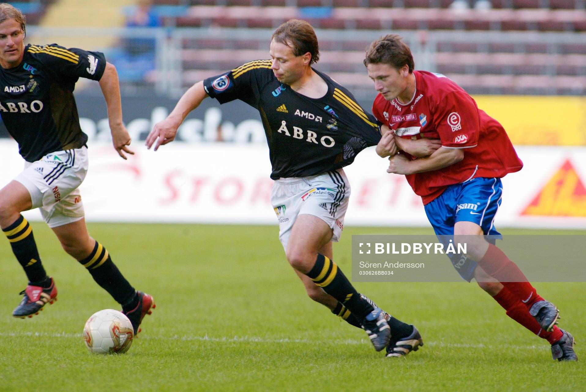  Andreas Alm, AIK och Daniel De Velic, Öster .
