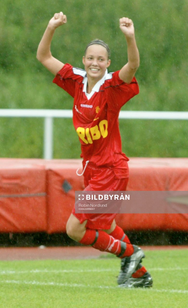 Charlotte Persson jubel