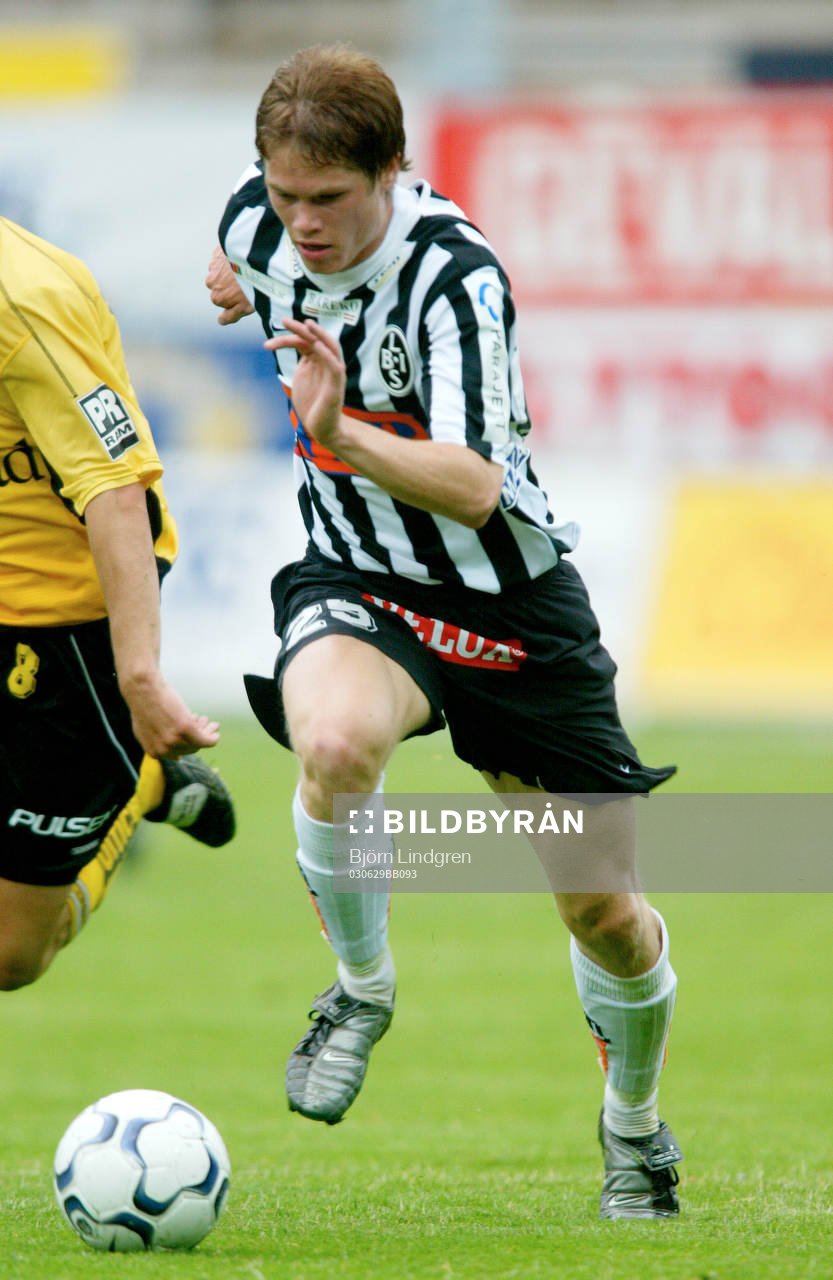  Johan Andersson, Landskrona gjorde ett piggt inhopp.